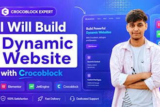 build a dynamic crocoblock website with jetengine elementor pro