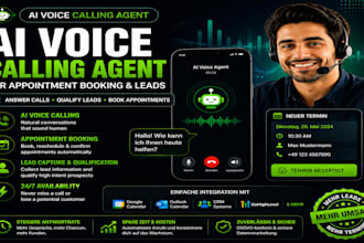 build ai voice calling agent for appointment booking and leads