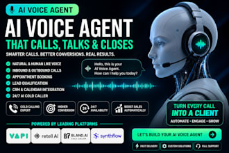 do ai voice agent with bland ai,retell ai, cold caller,synthflow,elevenlabs,vapi