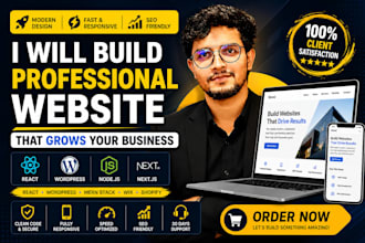 build website, website development, full stack developer
