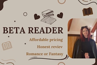 read your romance or fantasy book
