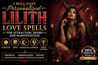 cast personalized lilith love spells for attraction, desire and manifestation