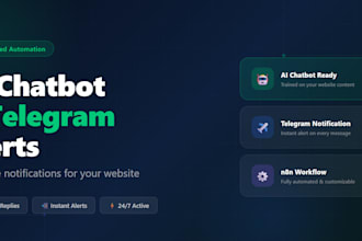 build a telegram bot with ai automation using n8n