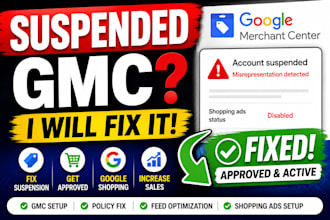 fix google merchant center suspension