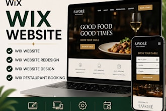 build wix website wix website redesign wix website design wix restaurant booking