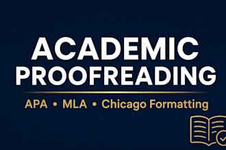 proofread and format edit your thesis or dissertation in apa mla or chicago