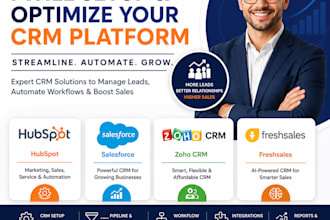 design hubspot  salesforce zoho CRM freshsales