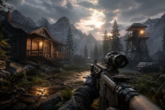 develop unreal engine fps game, unreal engine horror game, ue5 survival game