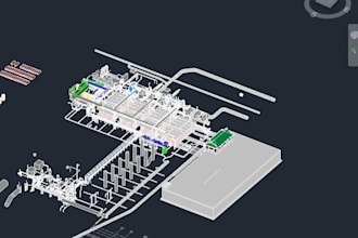 create coordinated revit, civil, and microstation models for industrial projects