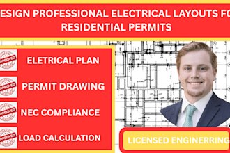 design professional electrical layouts for residential permits