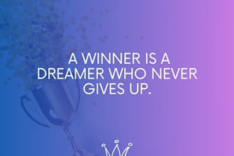 create motivational quotes for social media posts