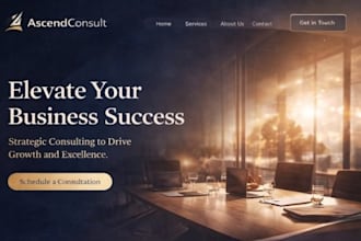 design squarespace marketing consultant site business website freelance website