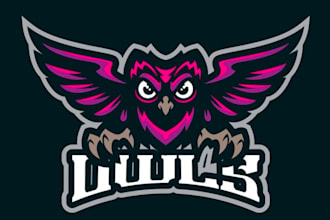 create wonderful harpy e sport mascot logo design with your choices