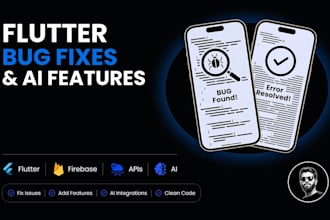 fix bugs and add features in your flutter app
