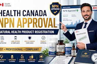register your natural health product for npn canada approval