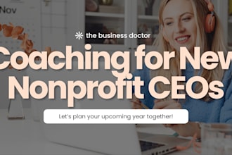 provide coaching to new nonprofit ceos
