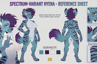 draw furry fursona anthro character reference sheet, ref sheet nsfw fursuit art