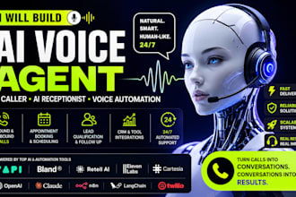 build ai voice agent using vapi, bland ai and retell ai, eleven labs, cartesia