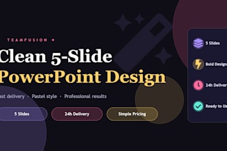 design slide powerpoint presentations fast