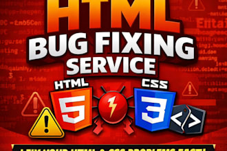 fix website bugs in HTML CSS and js