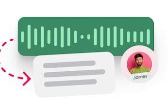 transcribe your audio or video  into text