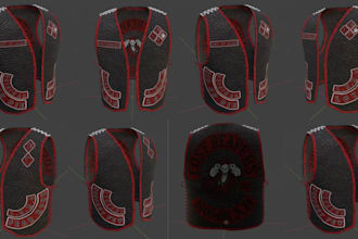 do custom fivem clothing gang mc kuttes police eup, ems  ped vest chain gta