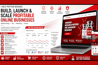 setup peptide ads peptide marketing facebook ads peptide website peptide store