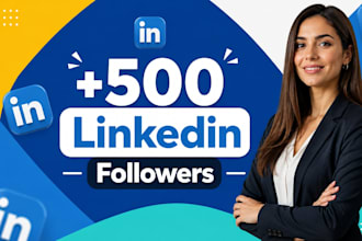 increase 500 linkedin followers fast