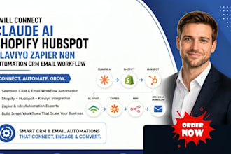 connect claude ai stripe shopify zapier n8n make payment automation invoice flow
