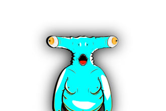 create your characters in my goofy cartoon style