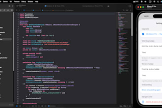 develop a complete native ios app for you in swift