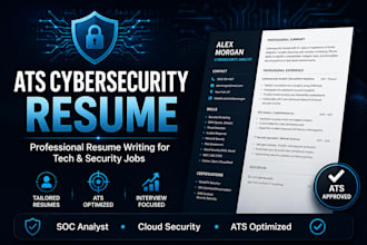 write tech resume ats cybersecurity resume soc analyst cloud security IT jobs