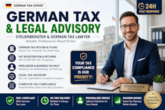 provide steuerberater and german tax lawyer advisory services