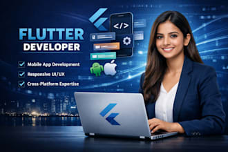 build a professional flutter mobile app for android and ios