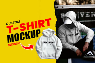 design sublimation t shirt mockups with your logo or design