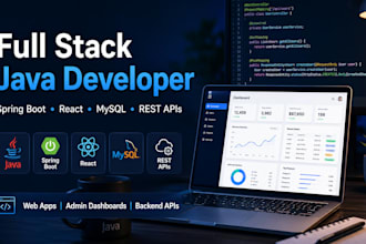 build a full stack java web application