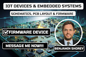 design and develop iot devices embedded systems from schematic to pcb