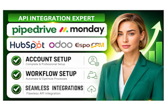integrate zapier n8n make with hubspot monday espocrm pipedrive odoo
