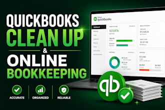do quickbooks clean up and online bookkeeping