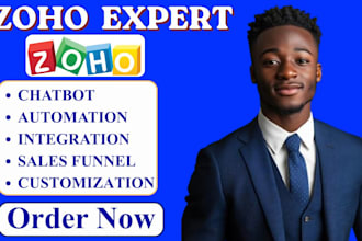 be your zoho crm expert zoho one zoho integration zoho form zoho creator