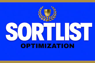 sortlist, optimize sortlist profile and publish sortlist