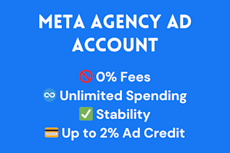 rent a ready to use meta agency ad account