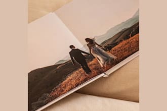 design modern photobook wedding album photo album travel photobook canva album