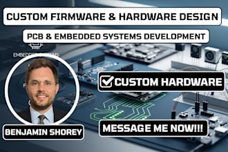 do custom firmware,hardware devide,pcb software and schematic device