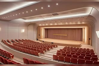 create church lighting plan with dialux simulation and 3d visualization
