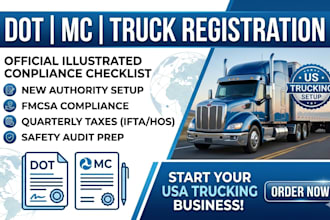 assist you set up dot, mc, and truck registration