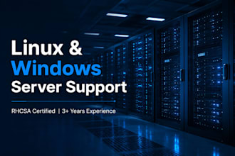 manage linux and windows server environments