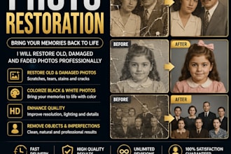 restore old damaged photos professionally