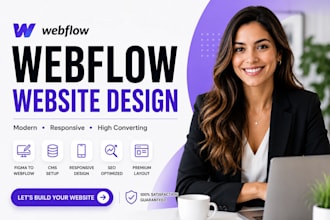 build modern webflow website for business growth