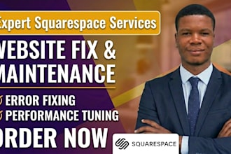 fix squarespace website edit squarespace site do squarespace website maintenance